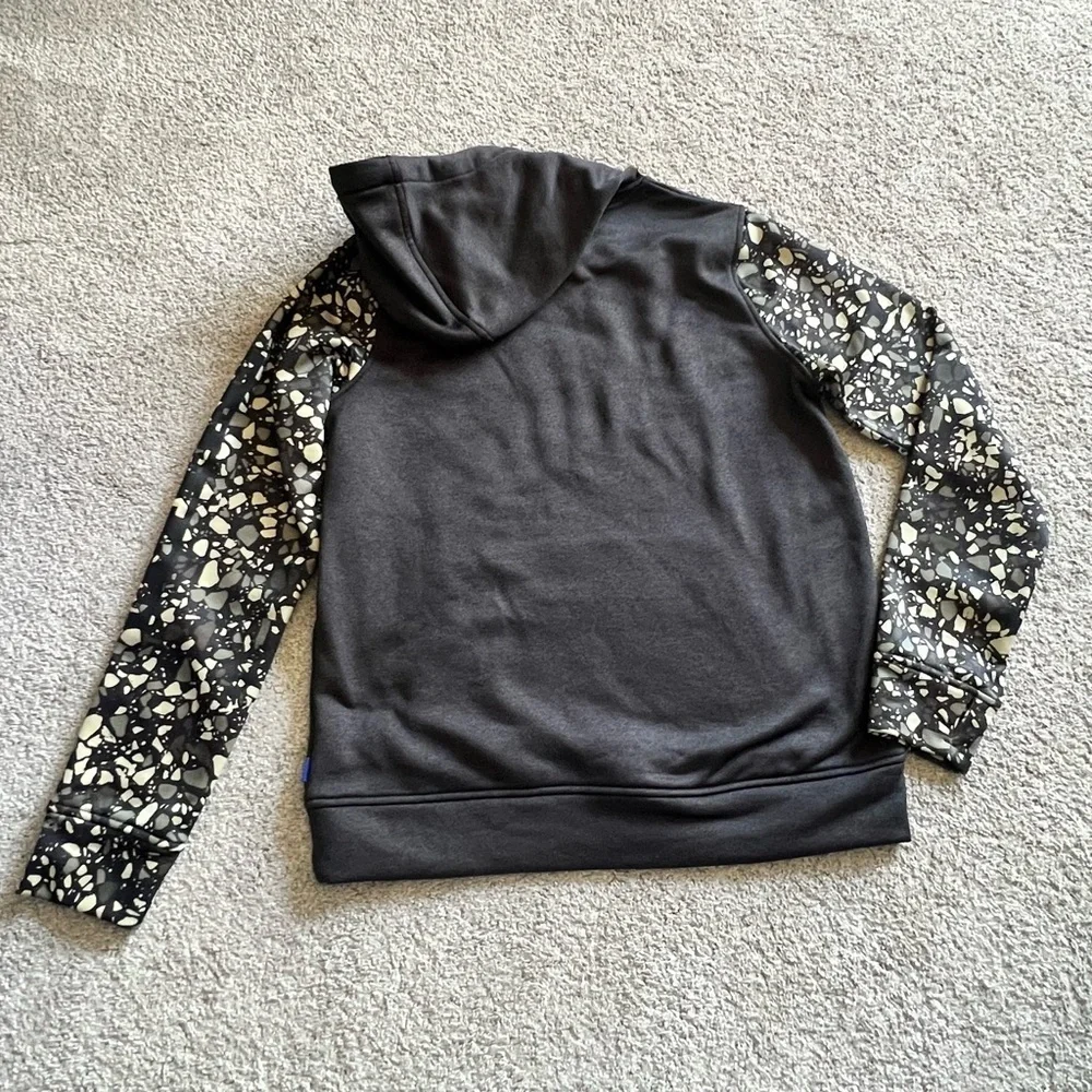 New Burton Women’s Size S Oak Pullover Hoodie Black Heather Sediment - Picture 3 of 3